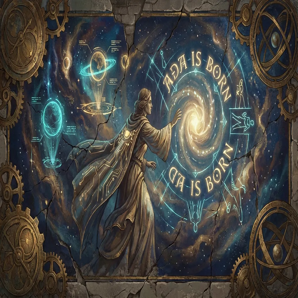 Illustration for Ada is Born