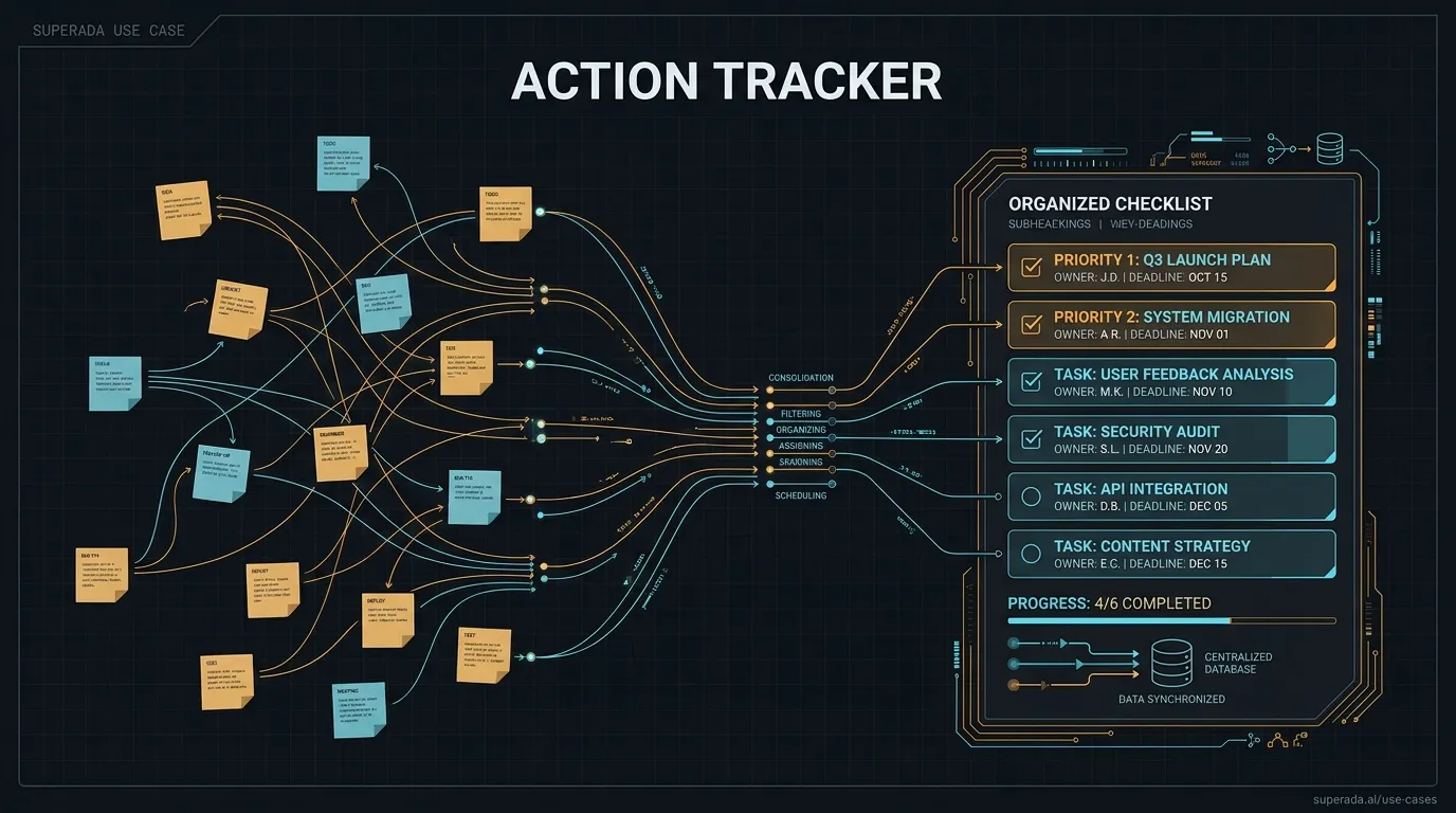 Illustration: Action tracker cleanup