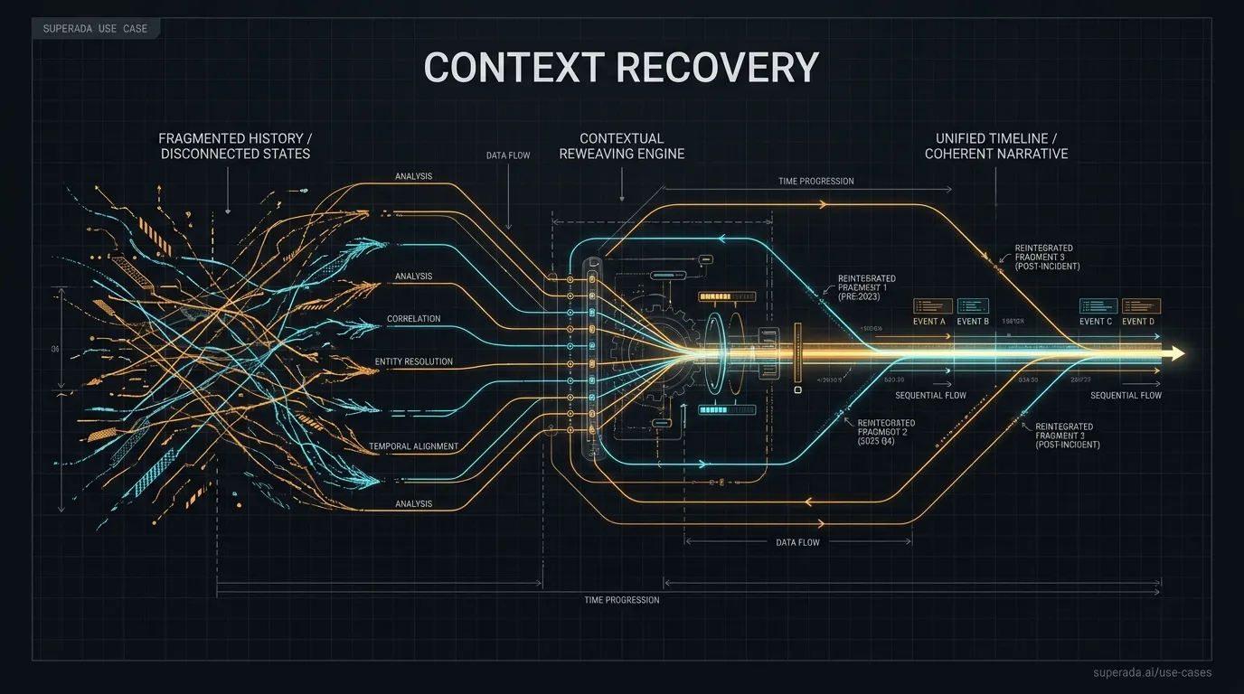 Illustration: Cross-session context recovery