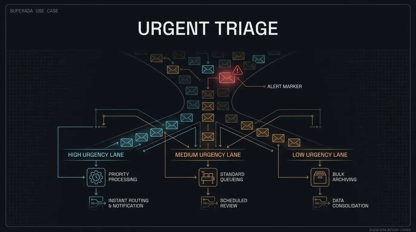 Illustration: Urgent message triage
