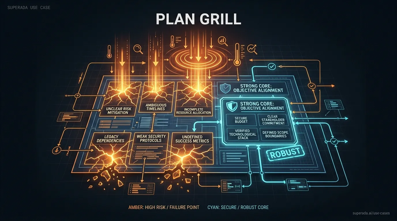 Illustration: Plan grill