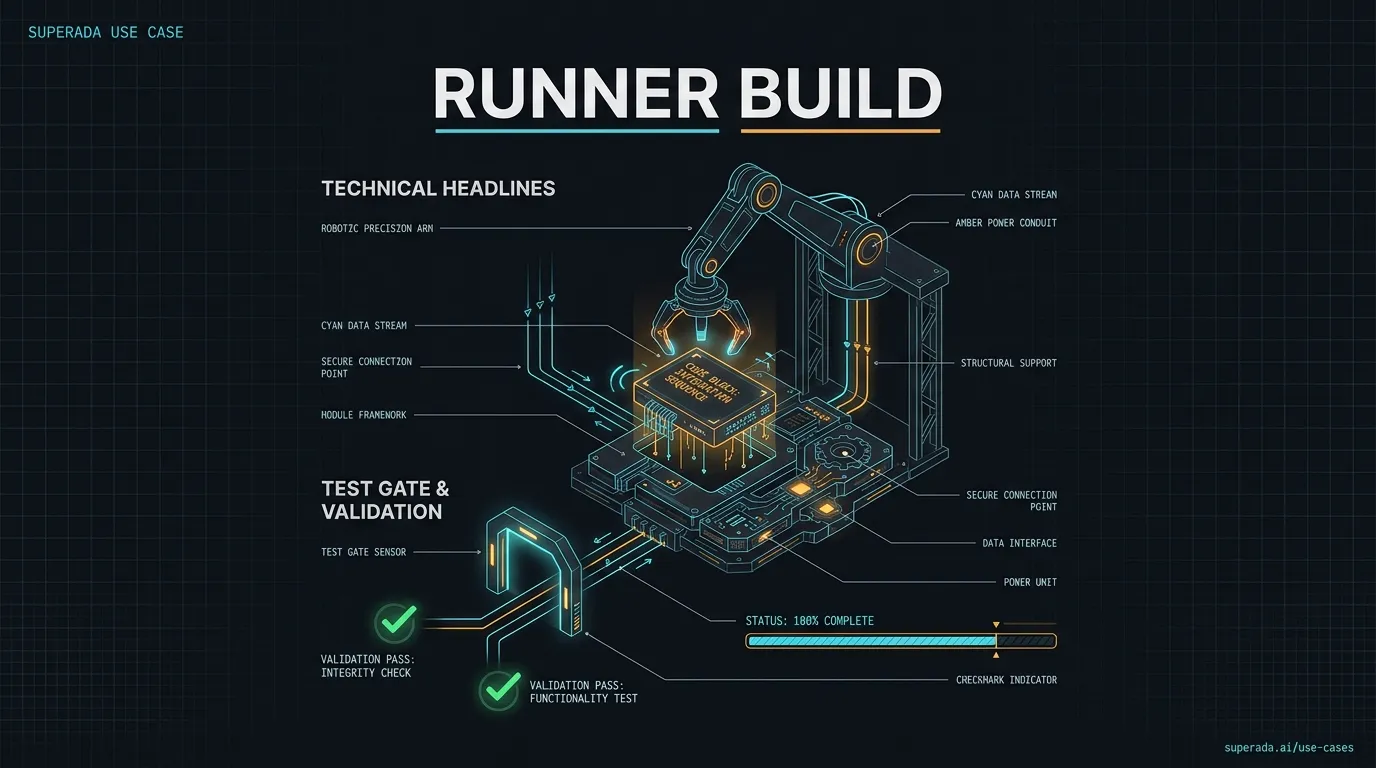 Illustration: Runner builds a scoped task