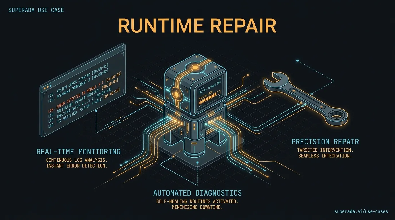 Illustration: Agent runtime repair